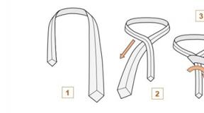 The easiest way to tie a tie: an easy knot that anyone can handle Step-by-step instructions for tying a tie