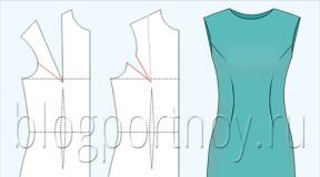 Modeling the chest dart and back shoulder dart: modeling the basic dress pattern